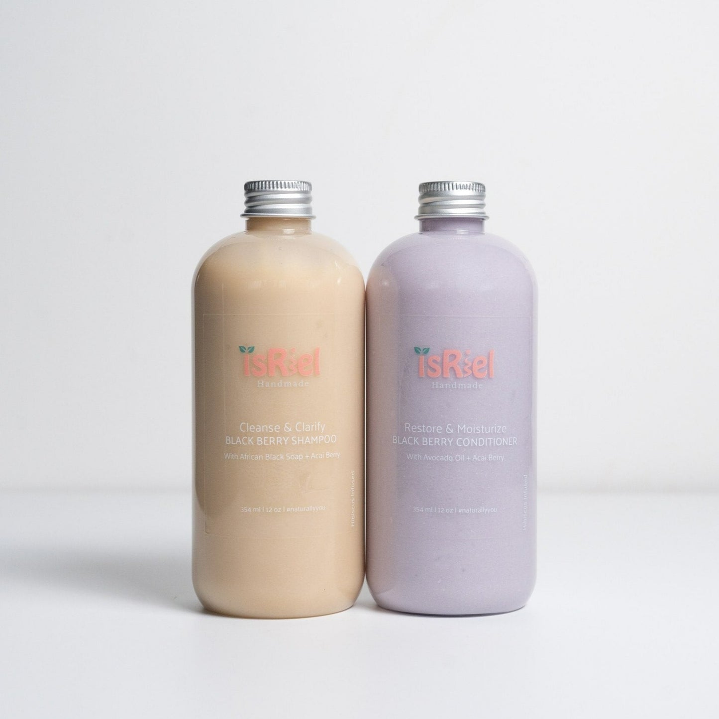 Shampoing et revitalisant aux baies noires