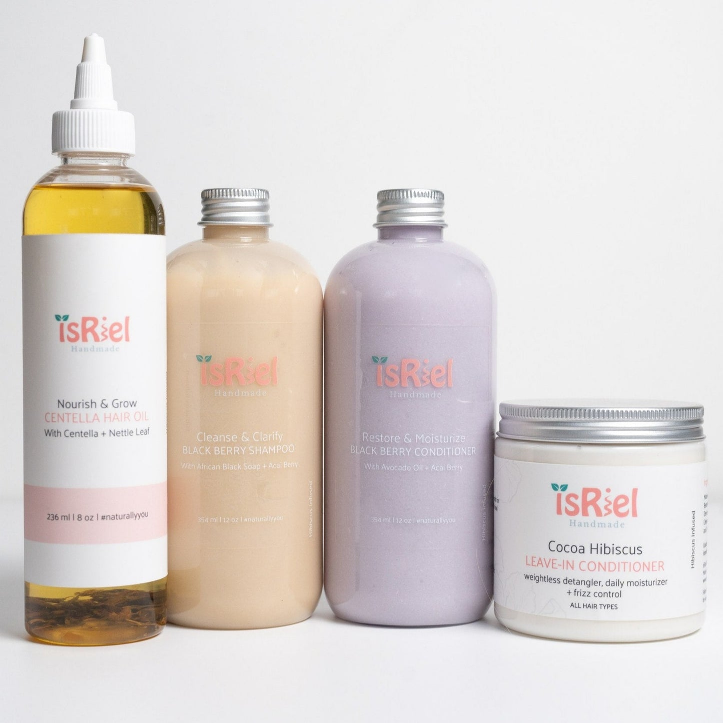Ensemble de routine quotidienne de soins capillaires