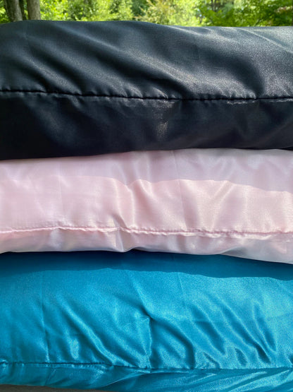 Grand bonnet en satin, bonnets de cheveux en soie végétaliens, bonnets de couchage en satin, bonnets de cheveux de taille adulte, bonnets de soie pour femmes et hommes.